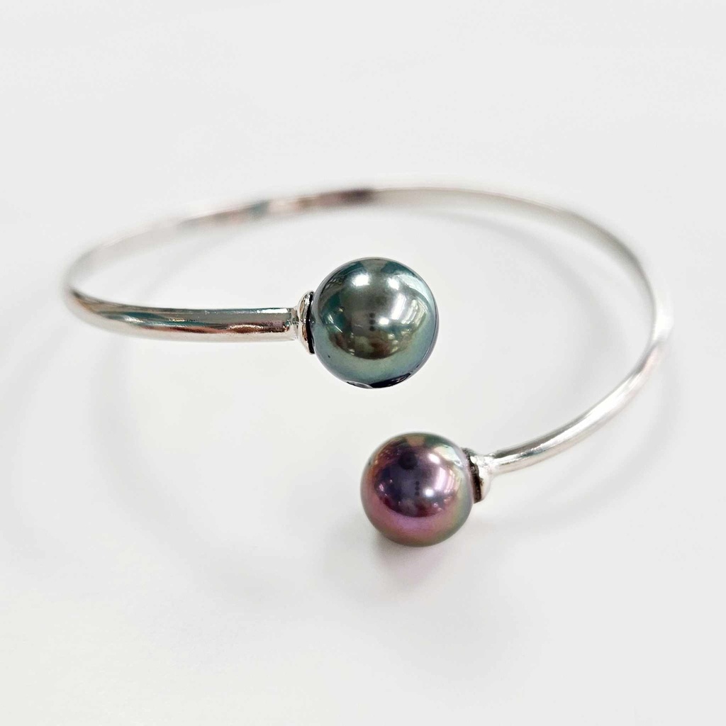 JONC TOI ET MOI EN ARGENT RHODIE