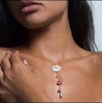 Collier keishi violet