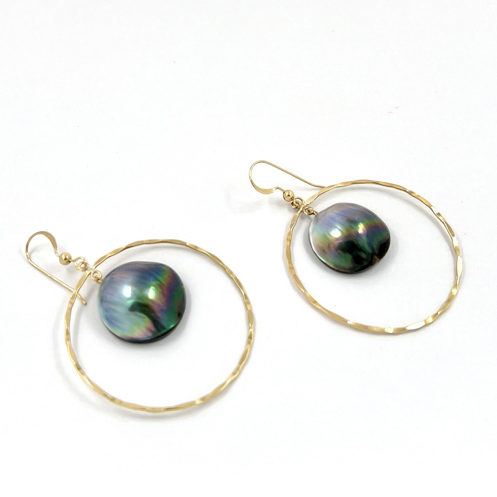 Boucles d'oreilles Mabe cercle