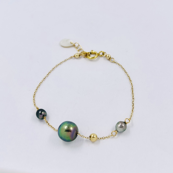 Bracelet 1 Perle coulissante &amp; 2Keishis