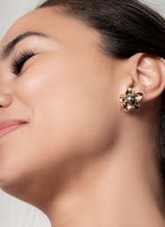 [BOTIPA] BOUCLES D OREILLES plaqué or TIPANIE AVEC PERLE