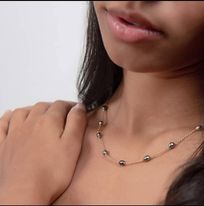 COLLIER 17 KEISHIS PLAQUE OR REPLCOK