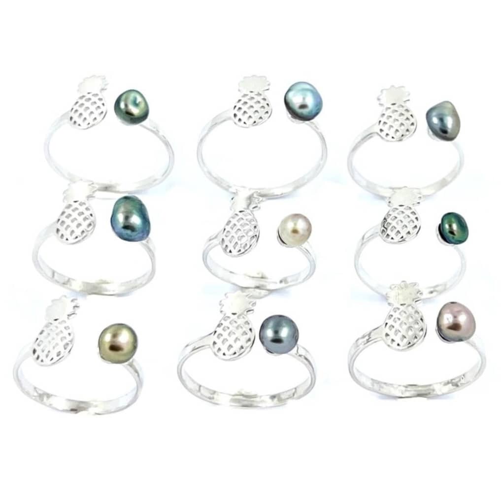 Bague en argent Ananas Keishi