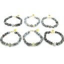 Bracelet gros keishis, une perle de Tahiti