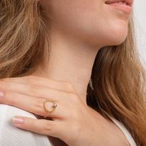 Bague Plaqué Or Rond Torsadé 1 Keishi