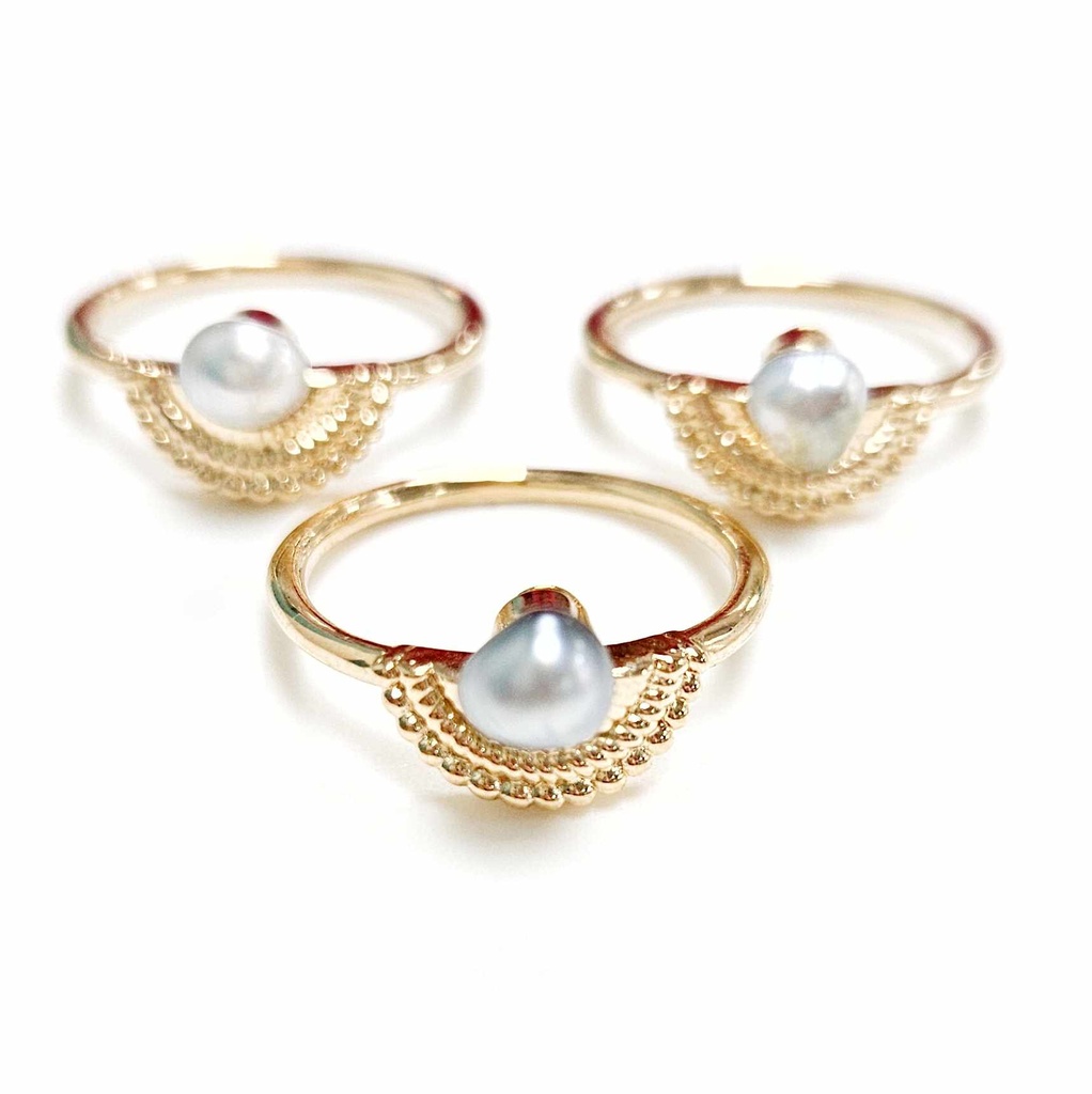 BAGUE EVENTAIL ET KEISHI