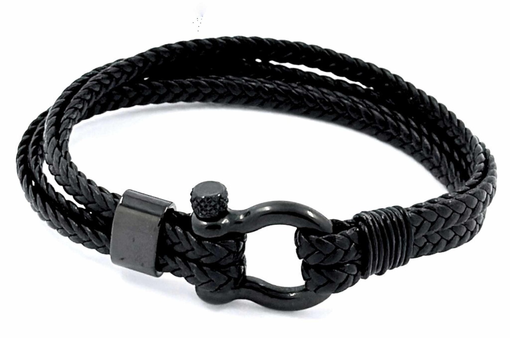 BRACELET SIMPLE MULTI RANGS CUIR