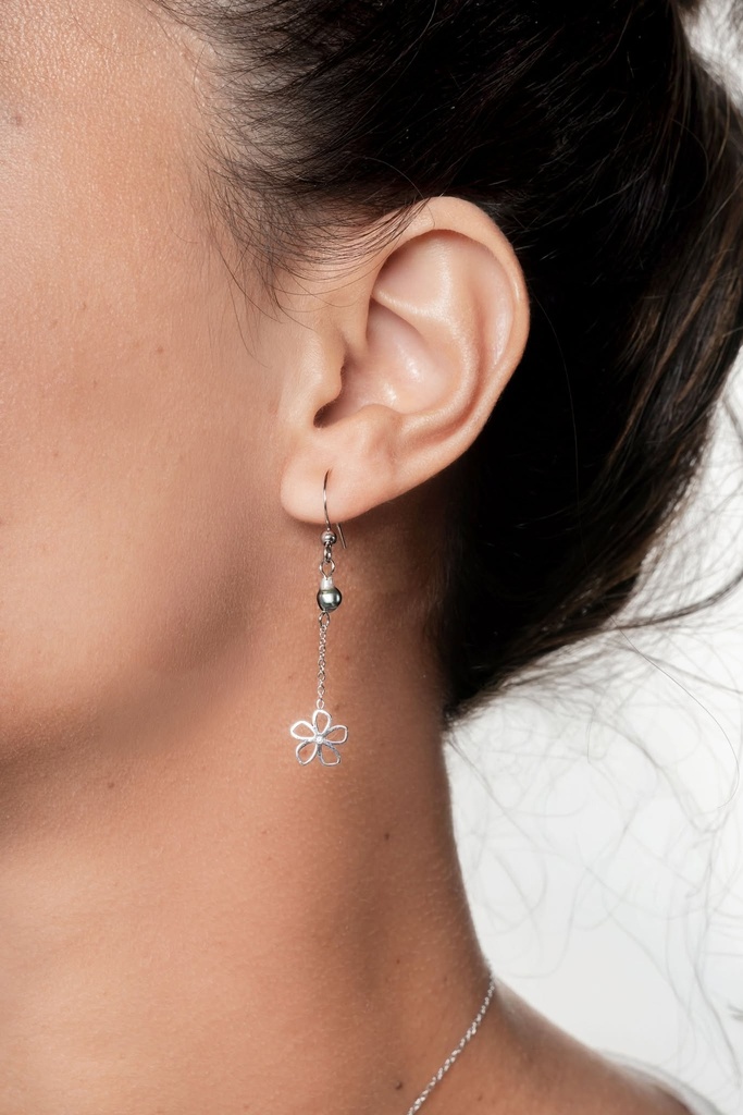 BOUCLES D OREILLES 1 KEISHI ET TIARE EVIDEE