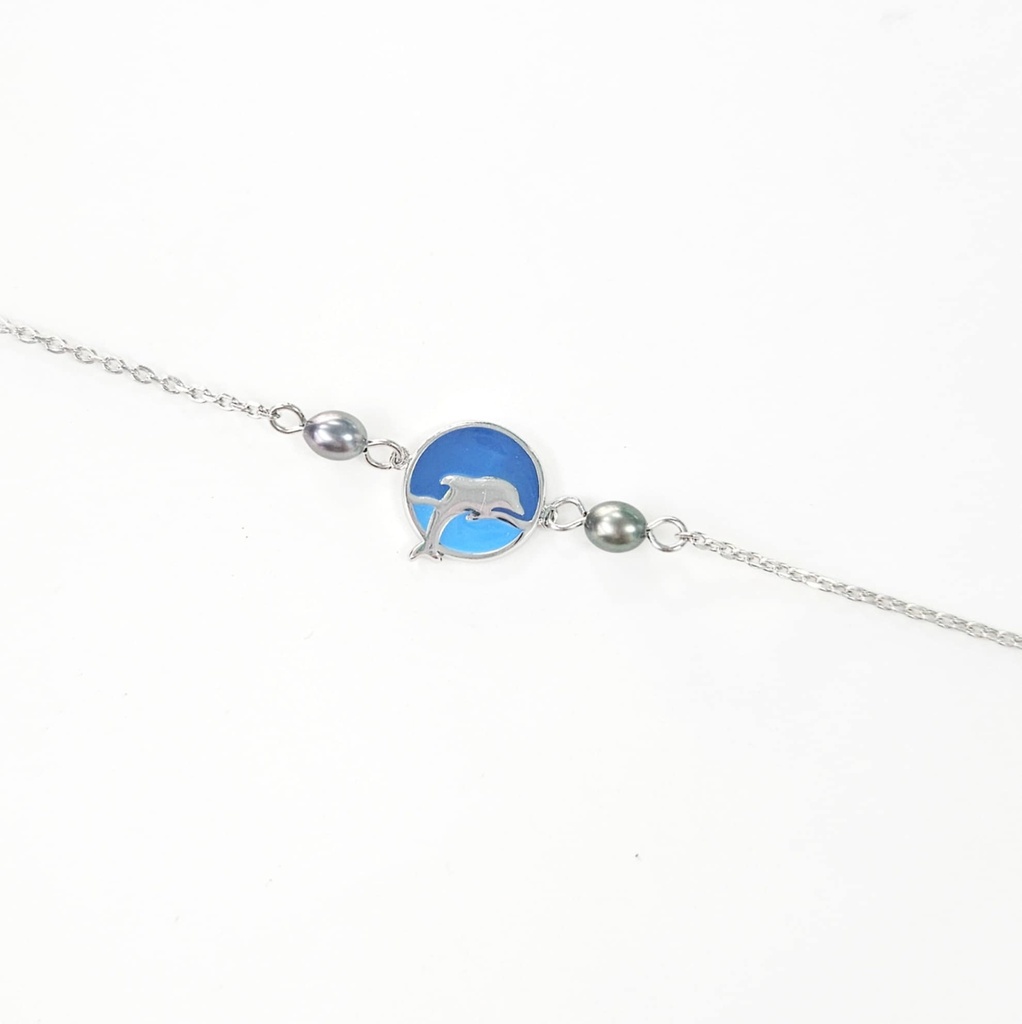 BRACELET ENFANT DAUPHIN 2 KEISHIS - ARGENT