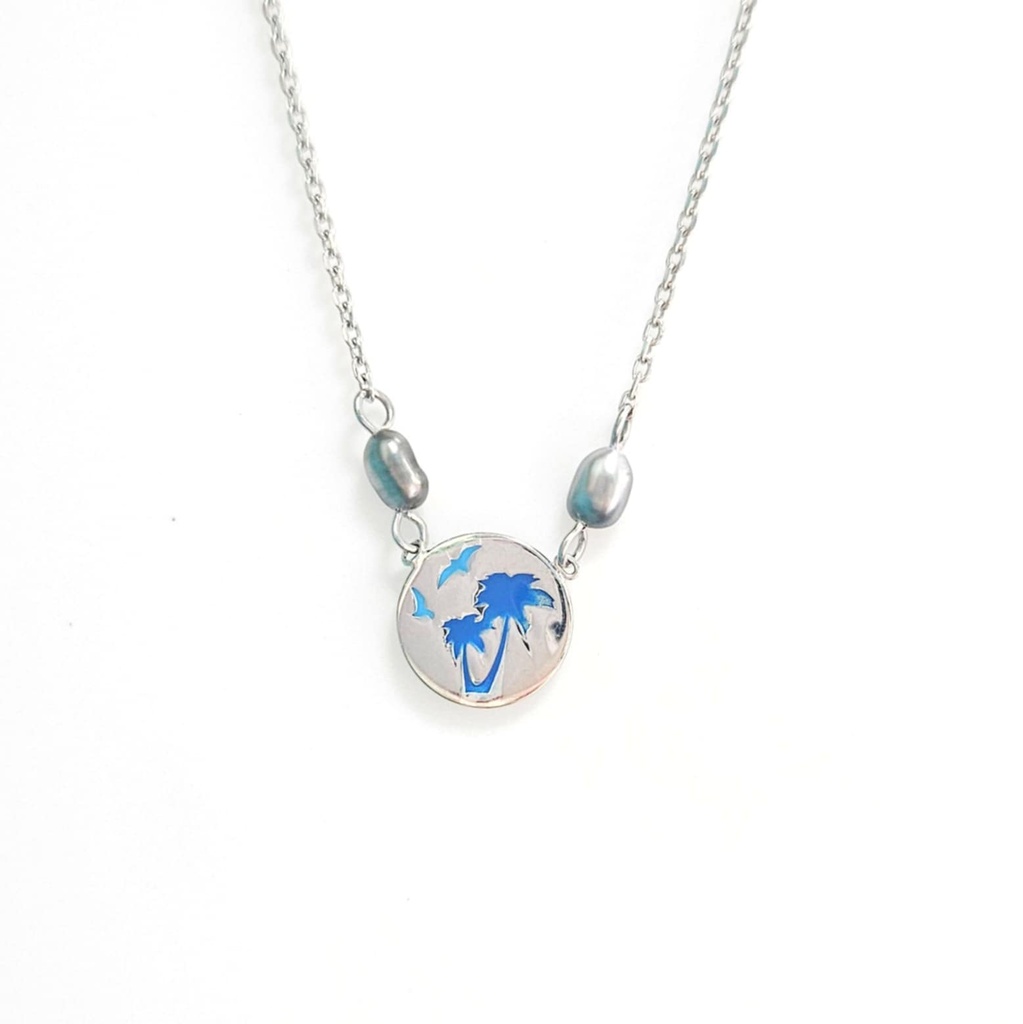 COLLIER ENFANT COCOTIERS 2 KEISHIS - ARGENT