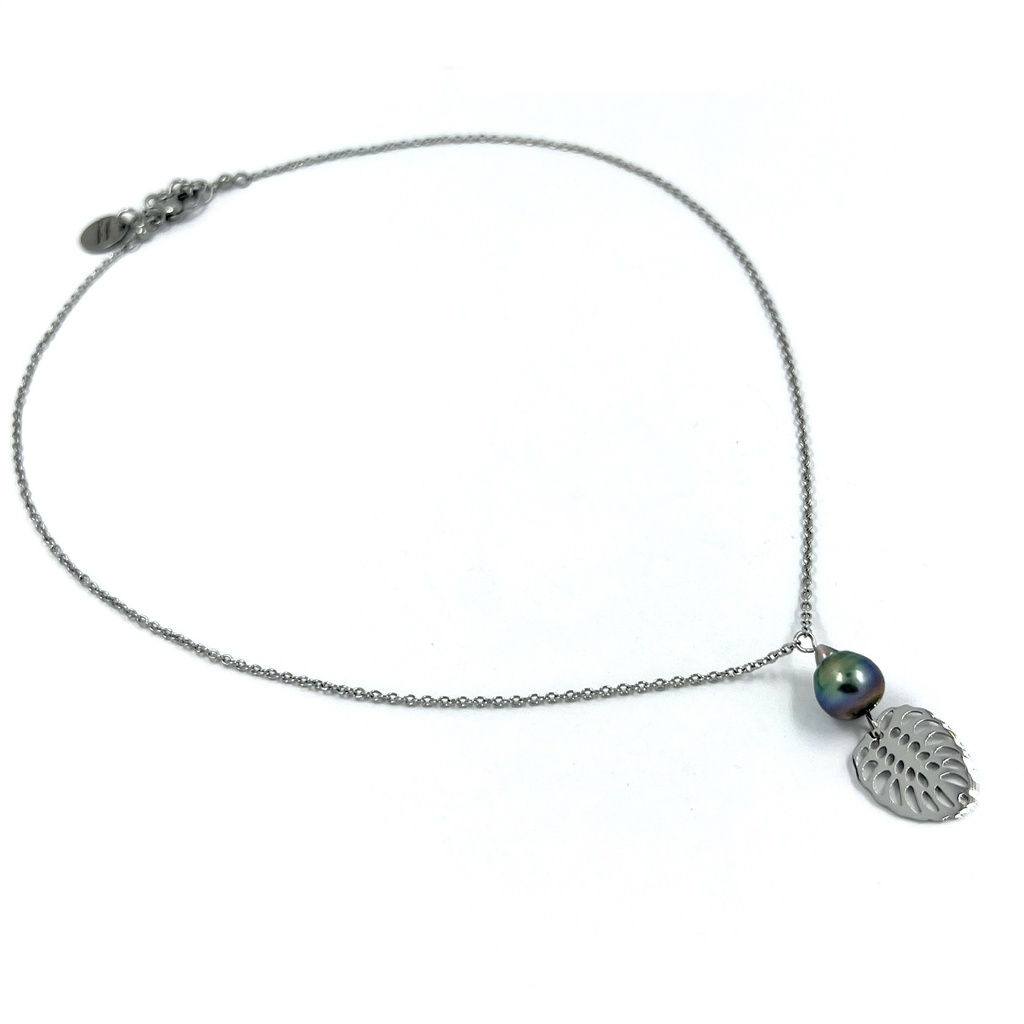 Collier Ape new minimaliste + Perle