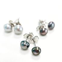 STUDS Keishi colorés - argent rhodié