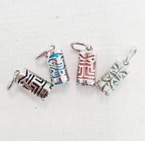 TIKI MINUS ARGENT Agate -1 CM