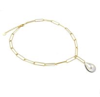 [COMABGC] Collier plaqué or Mabe grosses mailles