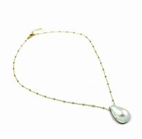 [COMABCB] Collier Mabe plaqué or (chaine boulettes)