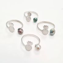 Bague en argent Ananas Keishi