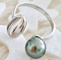 Bague Argent CORI +Perle