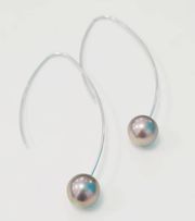 [BOAC2P] Boucles d'oreilles argent Tiges Perles