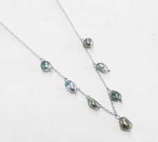 [ACCO7K] Collier acier 7 Keishis breloques