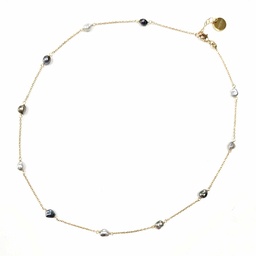 [REPLCOK] COLLIER 11 KEISHIS - PLAQUE OR