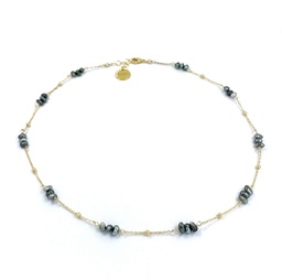 [KPLCOK] Collier plaqué or petits keishis