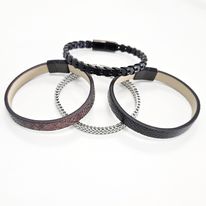 [BRS] BRACELET HOMME CUIR SANS PERLE