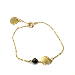 [BRENFB1K] Bracelet enfant plaqué or BALEINE + 1 keishi