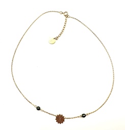 [COENS2K] Collier Enfant Plaqué Or Soleil 2 Keishis