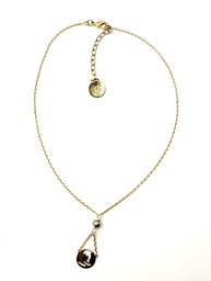 [COENFD] Collier enfant plaqué or Dauphin + Keishi