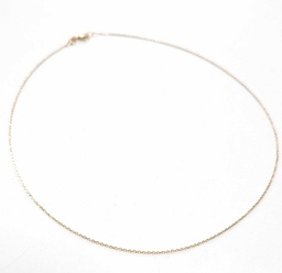[CHPO] CHAINE EN PLAQUE OR 40/42/45 CM