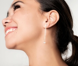 [BORE2K] BOUCLES D OREILLES STUDS RECTANGLE ET 2 KEISHIS - PLAQUE OR