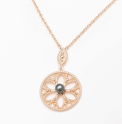 [CTIK] Collier 1 keishi rosace - PLAQUE OR