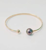 [CAPLJ1] Jonc plaqué or 1 perle