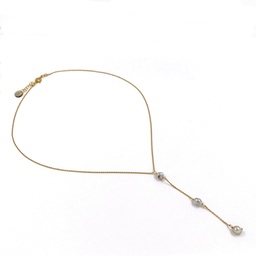 [GFCO42] Collier plaqué or decolleté 3 keishis