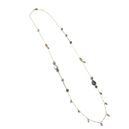 [GFST8] Sautoir Cori, nacres, keishis perles - plaqué or