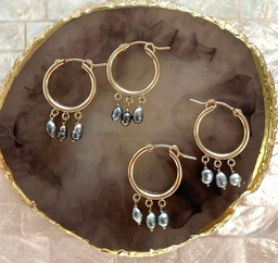 Créoles moyennes goldfilled keishis