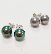 [STUDS15] Studs Perle monture argent